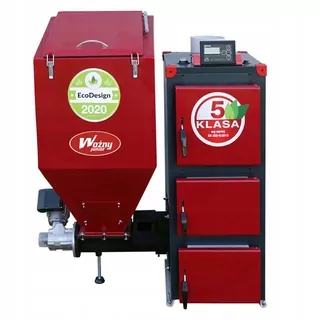 Kotly Woźny Junior oceľová pec na eko-uhlie, 12 kW